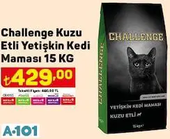 CHALLENGE KUZU ETLİ YETİŞKİN KEDİ MAMASI CHALLENGE KUZU ETLİ YETİŞKİN KEDİ MAMASI
